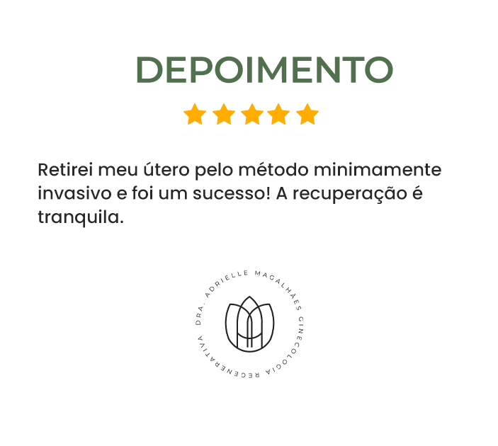 depoimento Ginecologia Regenerativa Adrielle Iitaúna mg